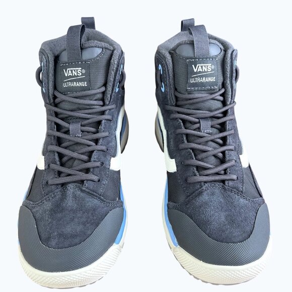 Vans Ultrarange Exo Hi MTE Cold Weather Mens 8 Womens 9.5 Shoes Grey Suede - Picture 10 of 12